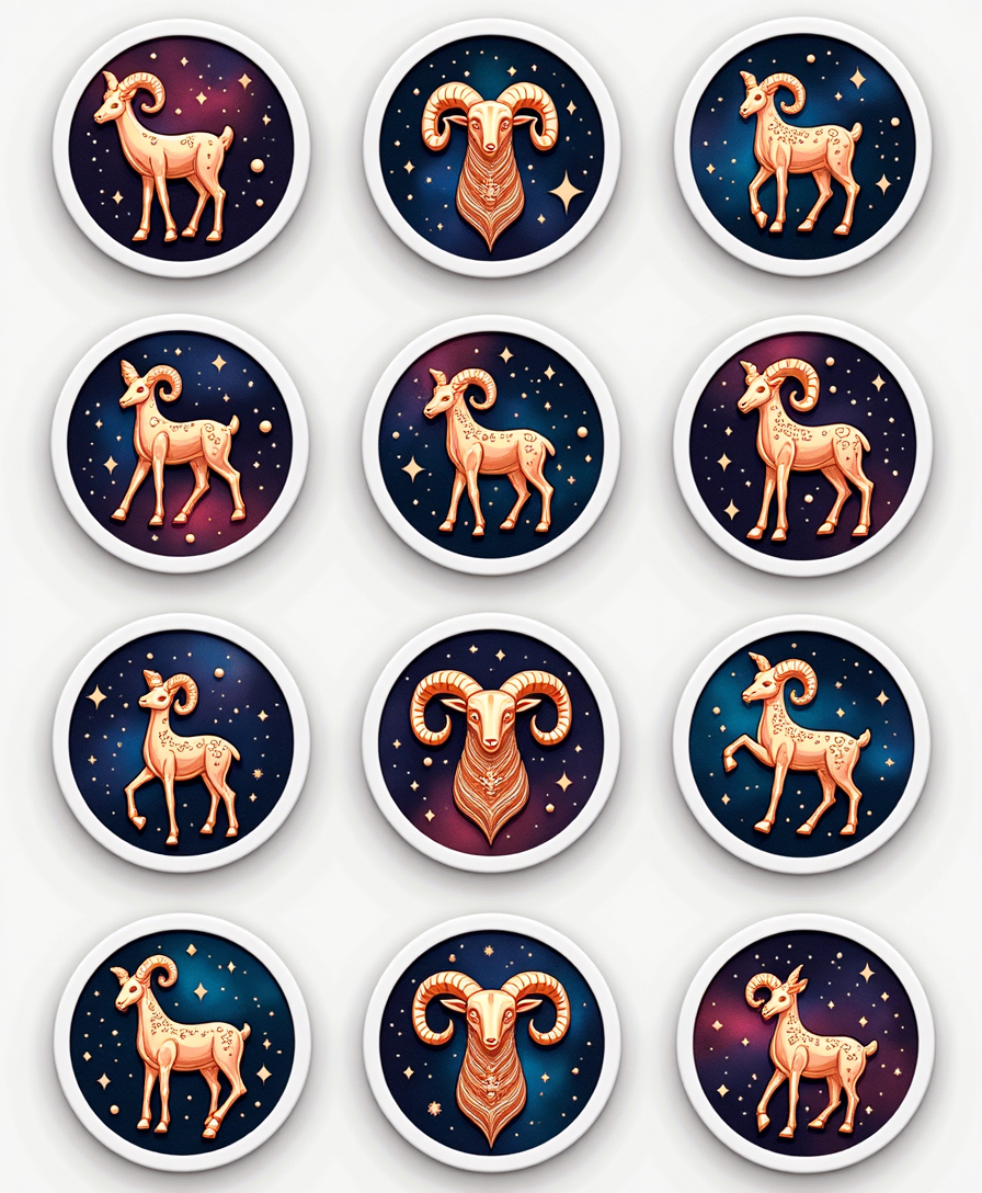 Zodiac Signs - Sticker Sheet v20